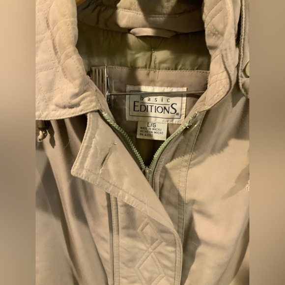 Basic Editions Women's Tan Utility Jacket - Picture 2 of 3